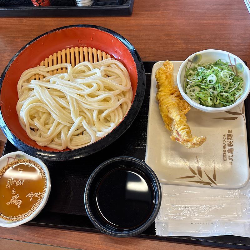 ざるうどん　大(丸亀製麺 新潟亀田店 )