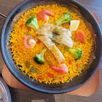チキングリルのパエリアセット