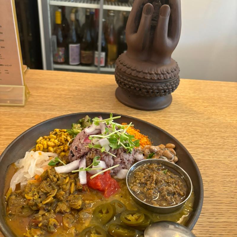 日替わり【あさり】出汁キーマ(虹の仏 )