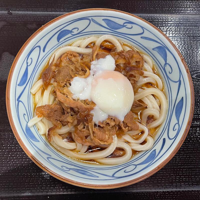 肉たまぶっかけ（大盛）(丸亀製麺晴海トリトン)