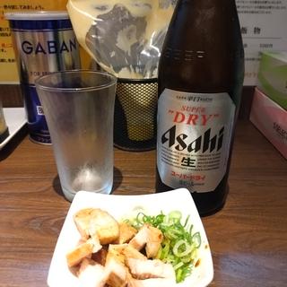 ビール中瓶(輝道家 水道橋駅前店)