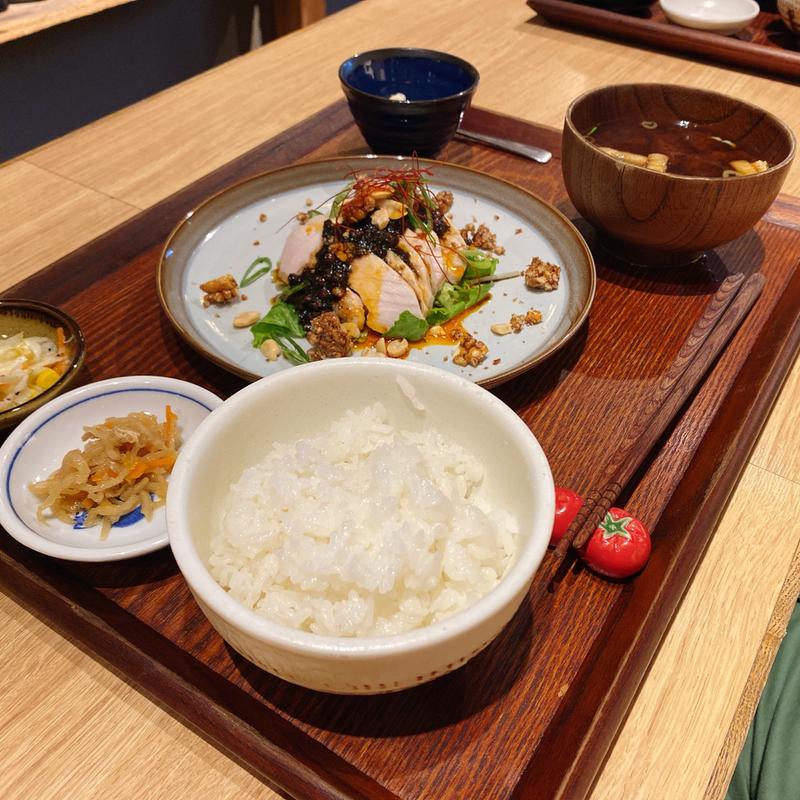 雷よだれ鷄定食(Ashi)