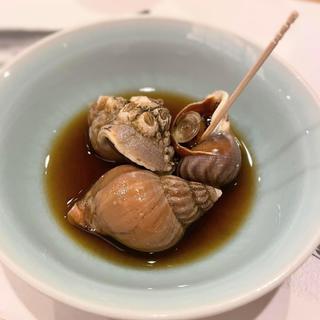 バイ貝煮付け(まぐろ専科 もとみや)