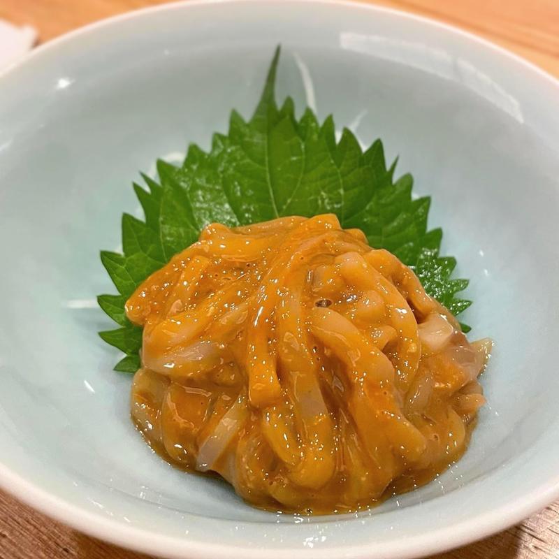 自家製イカの塩辛(まぐろ専科 もとみや)