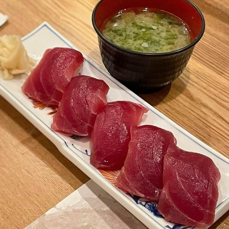 赤身握り(まぐろ専科 もとみや)