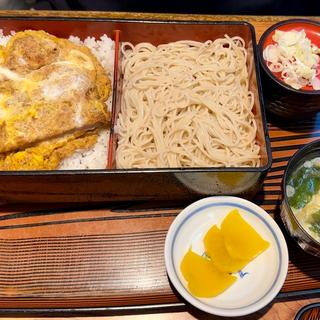 Bセット かつ丼 もりそば付(浅野屋)