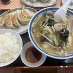 野菜タンメン餃子ライス