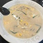 白い辛麺