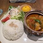 手羽元と野菜のトマトスープごはんプレート(ミジンコ)