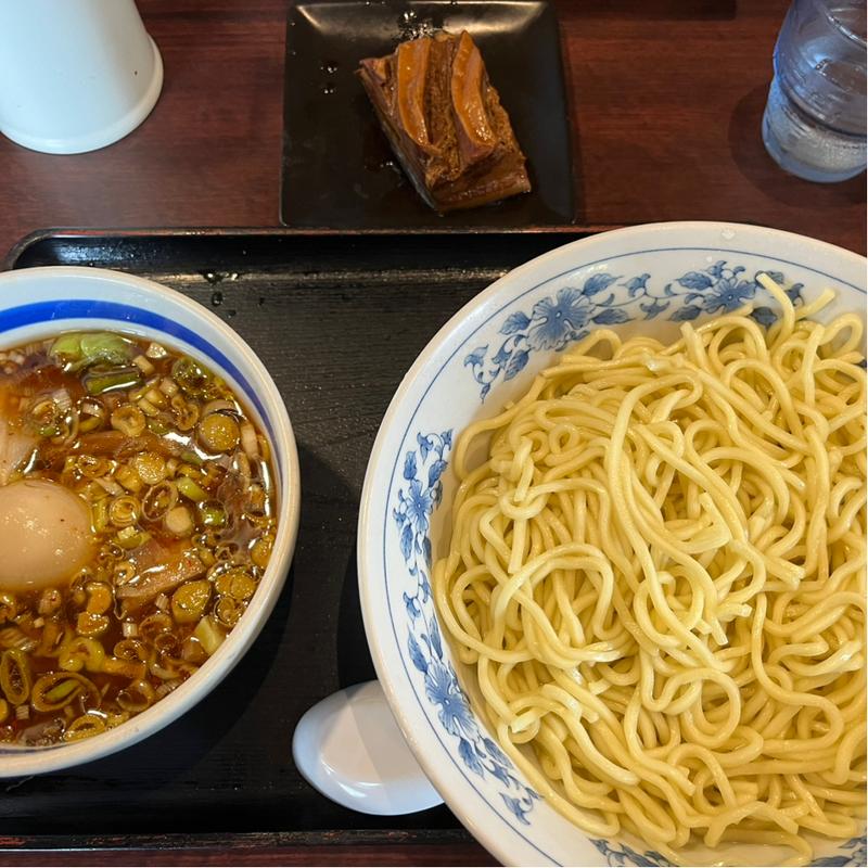 角煮つけ麺（じ～っくり煮込んだ豚の角煮付き）(仙台大勝軒 )