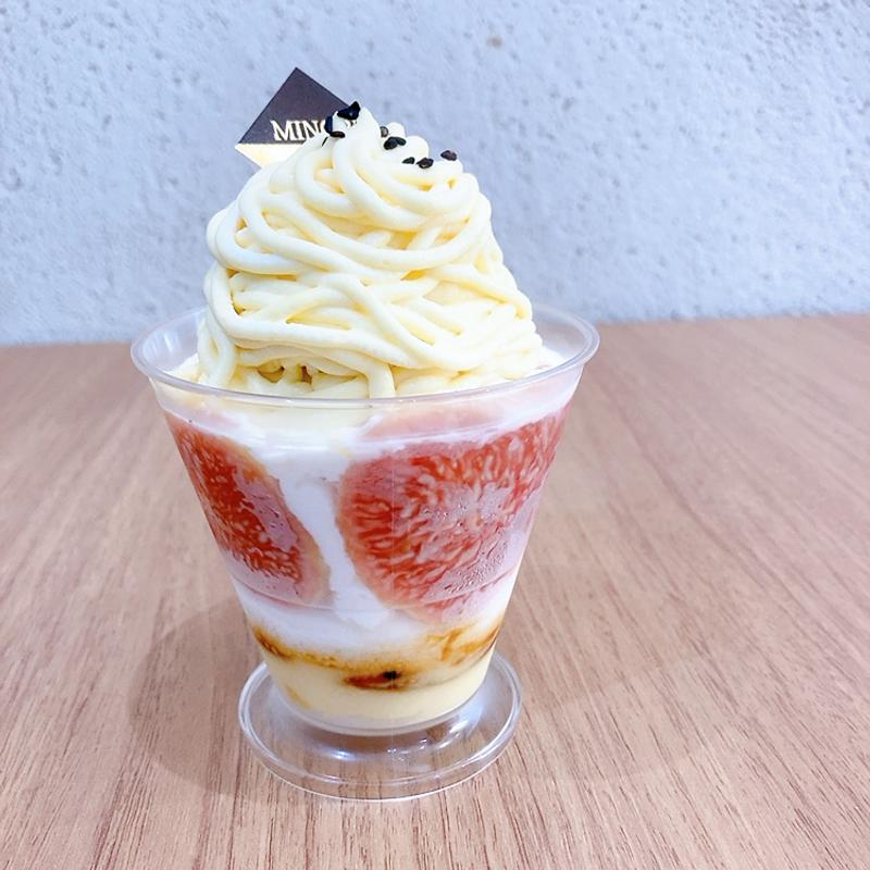 季節の果物ミニパフェ(みのりカフェ元気市広島店)