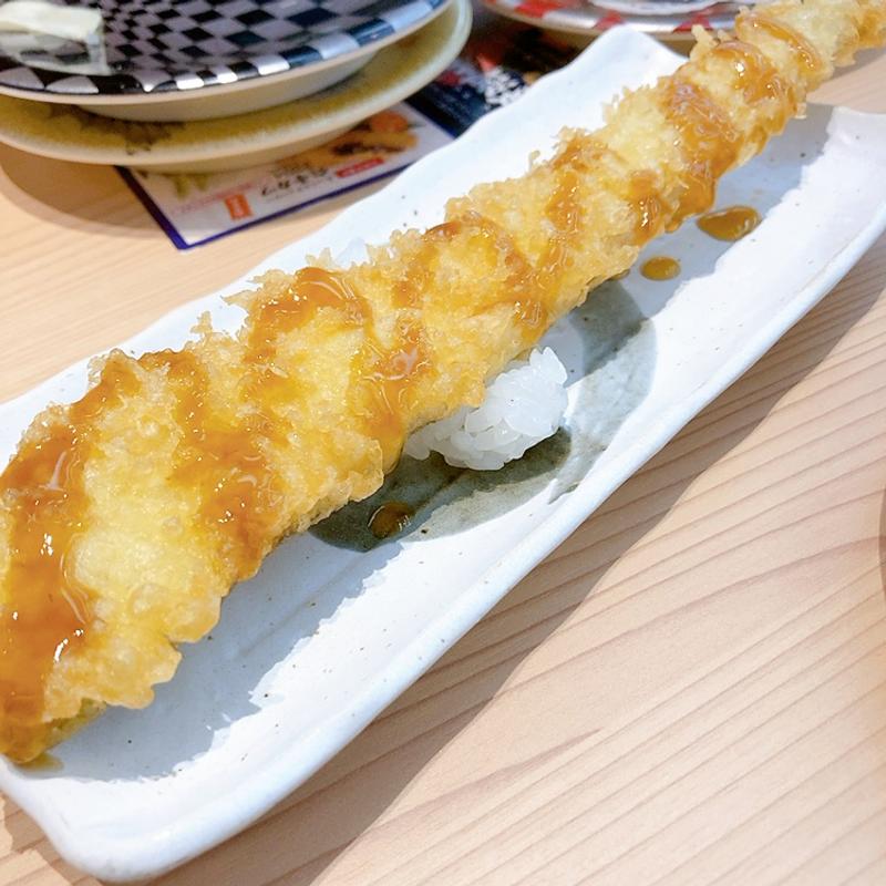 穴子の天ぷら一本握り(すし蔵 浜田本店 （すしぞう）)