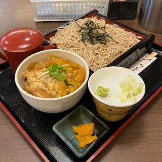 ざるそば・ミニかつ丼セット(信州そば・うどん 戸田屋)