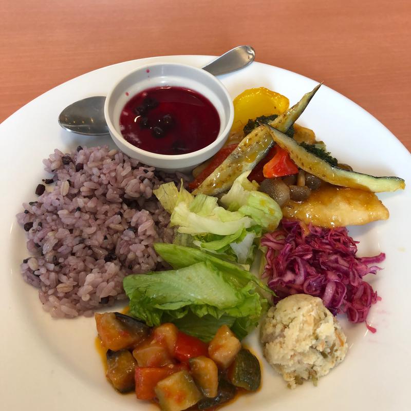 黒酢あんかけ白身魚とお野菜プレート(デニーズ 三郷店)