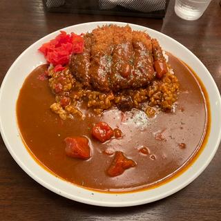 ミンチカツカレー　トマト　激辛(マウンテンカレー)