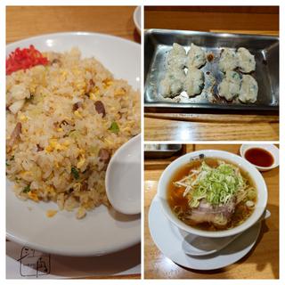 チャーハンセットご飯大盛り+江南餃子(江南 柳橋本店)