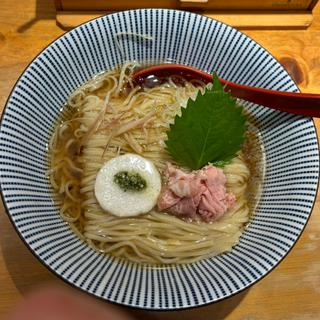 羅臼昆布との冷しとろみそば(焼きあご塩らー麺 たかはし 上野店 )