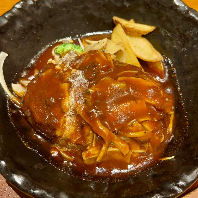 ビーフシチューハンバーグ（ＢＡＲセット付）(ハンバーグ工房 川越新河岸店)