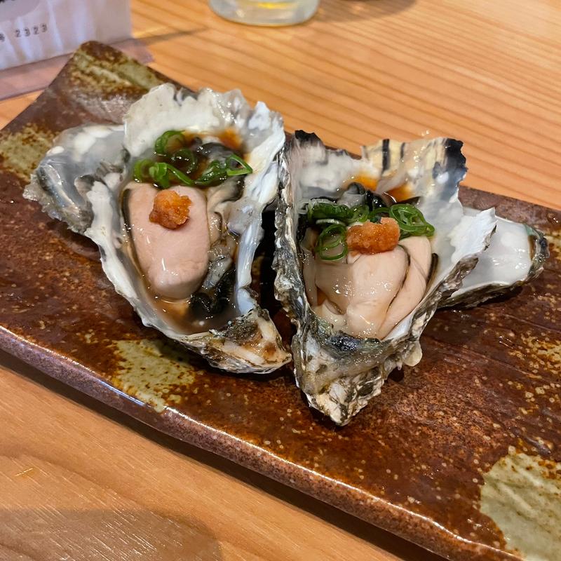 厚岸生ガキ(天ぷら食堂 たもん)