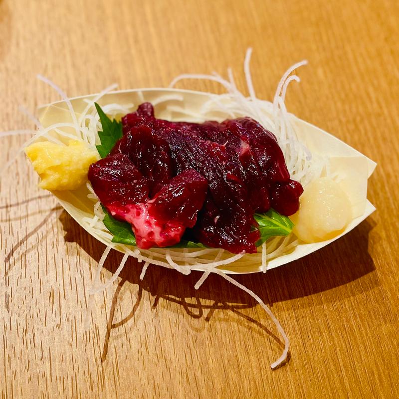 くじら刺し(豊洲・金ぷら)