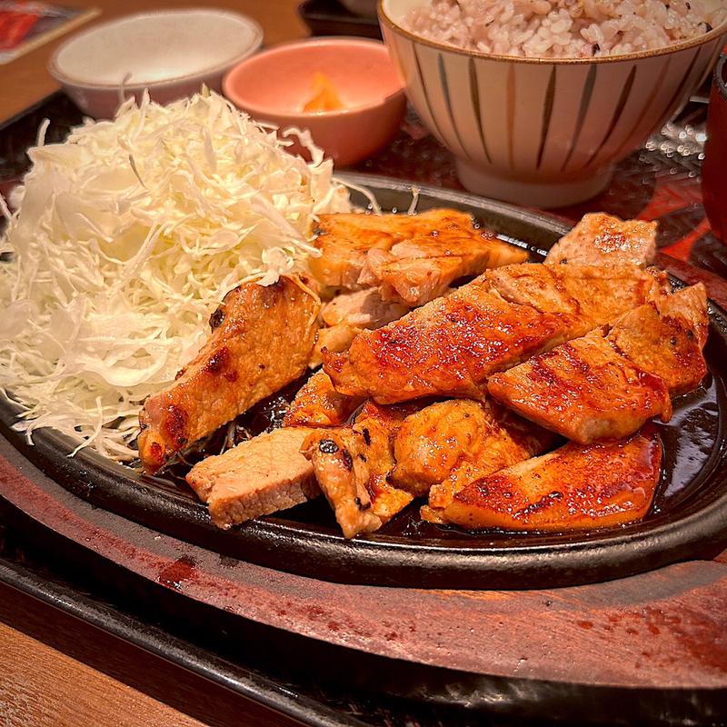 大戸屋炭火焼き鉄板トンテキ(大戸屋 ララガーデン長町店 )