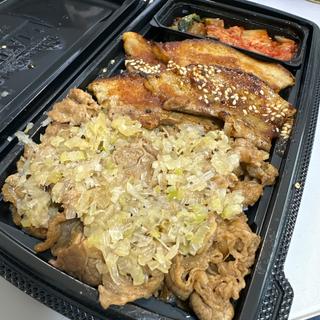 牛カルビ＆プラチナポーク焼肉弁当(代官山焼肉 kintan)