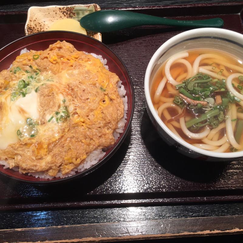 玉子丼セット(うどんそば処 うさぎや)