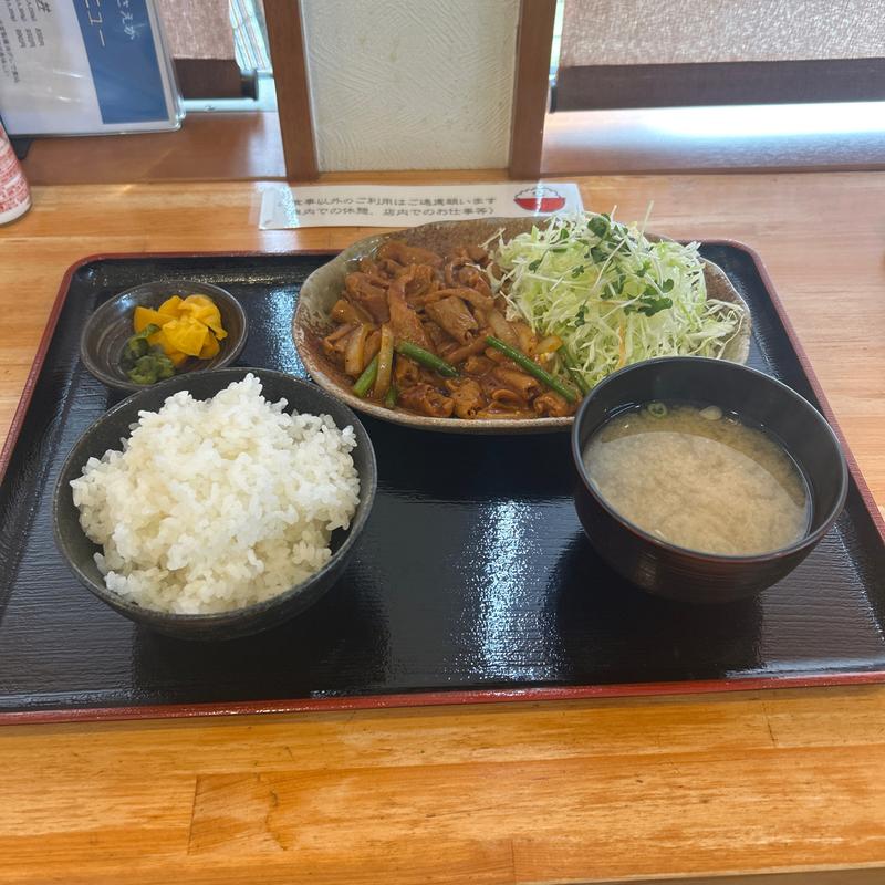 もつ炒め定食(彩花 （サエカ）)