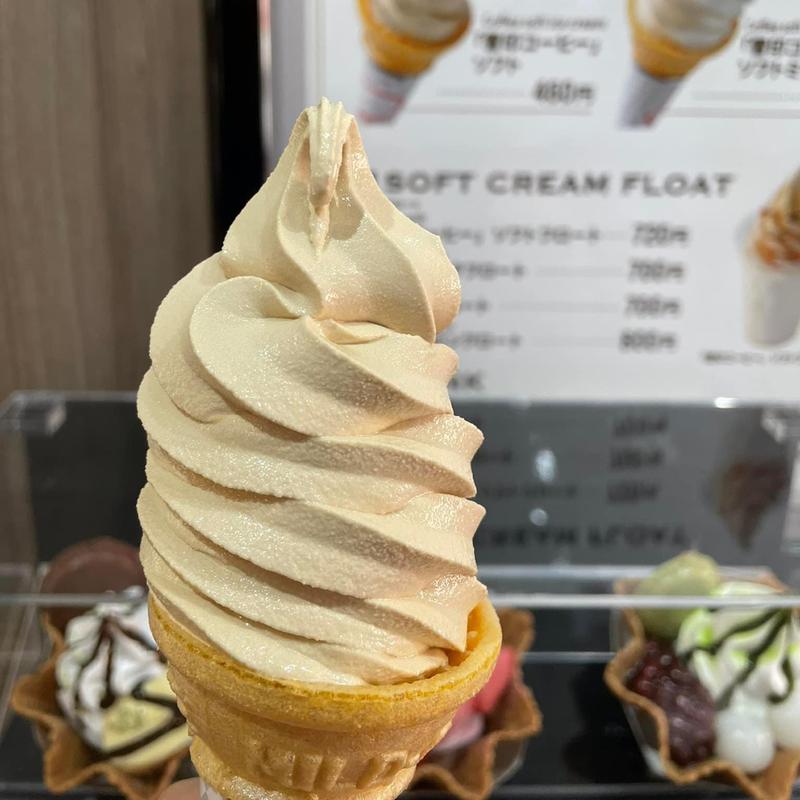 雪印コーヒーソフト(雪印パーラー 小樽店)