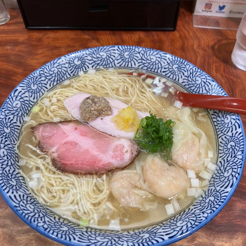 ワンタン塩そば(三馬路 東京店)