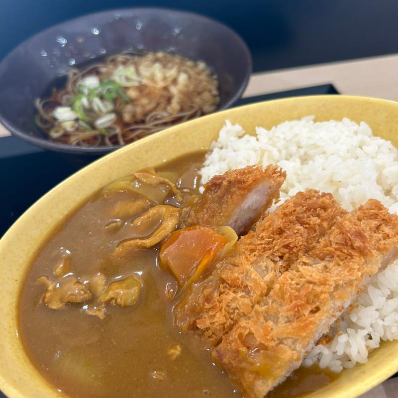 ミニカツカレーセット(ゆで太郎 津河芸町店)