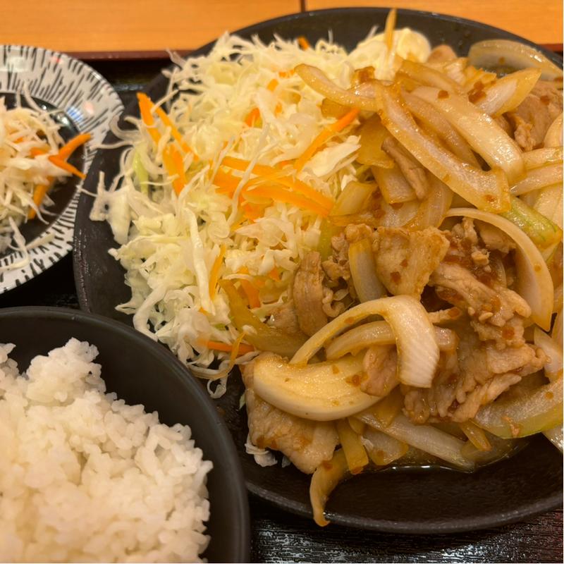 生姜焼き定食(ぶたぼーる 吉祥寺店)