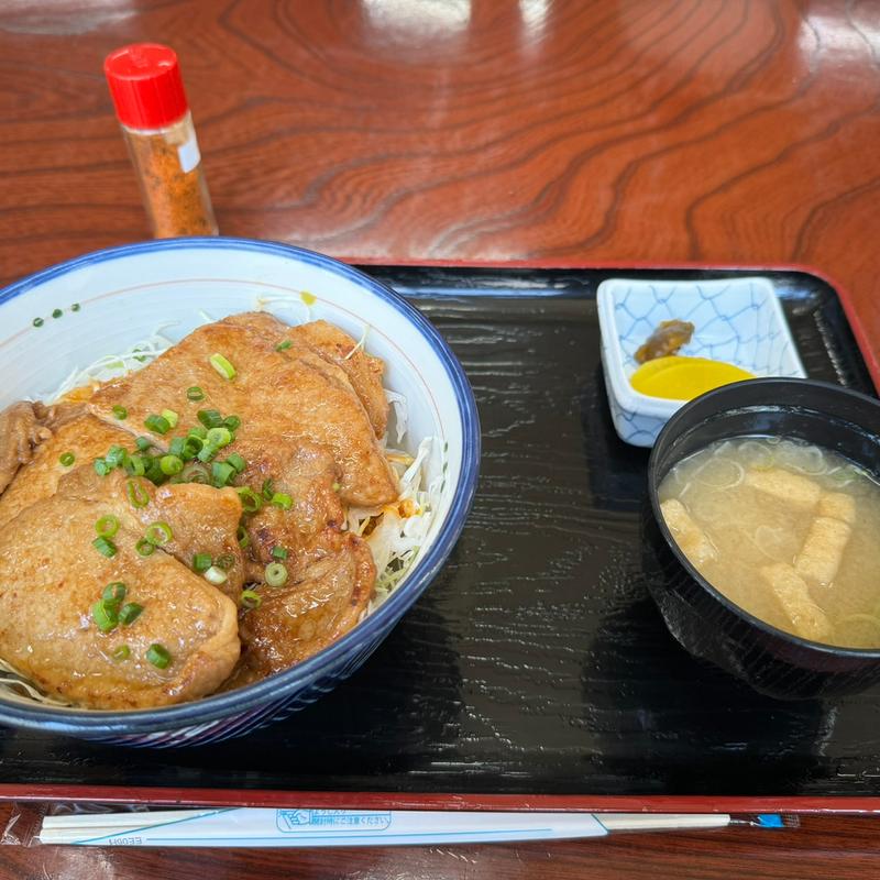 味噌豚丼(満願の湯)