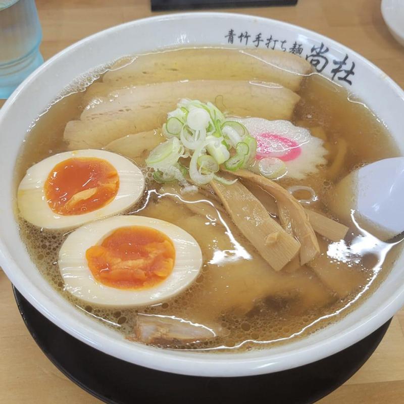チャーシュー麺 味玉(佐野青竹手打ち麺 尚杜)