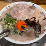 月見ラーメン(博多ラーメン 和)