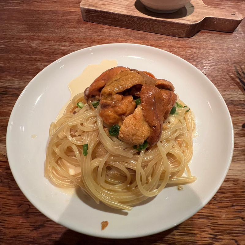 生ウニのクリームスパゲッティ(カプチーニ)
