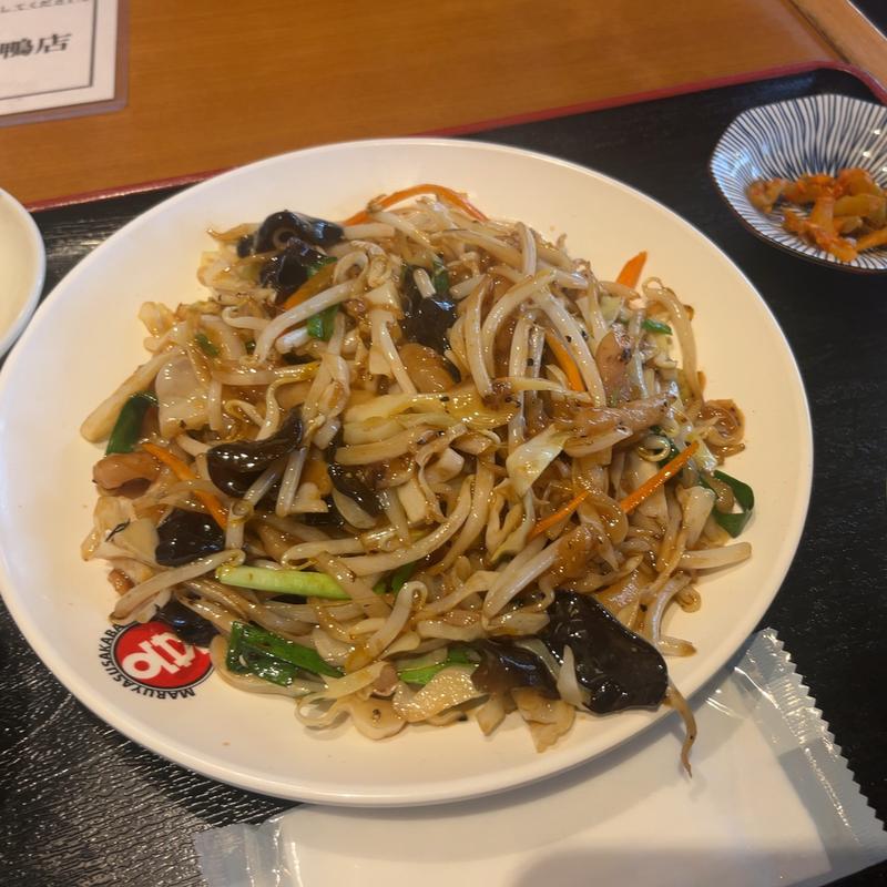 野菜の黒胡椒炒め定食(マルヤス酒場 巣鴨店 7号店)