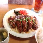 究極のレバニラ定食