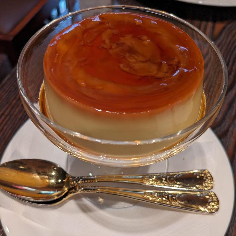 喫茶店のプリン(炭火焼珈琲 蔵)