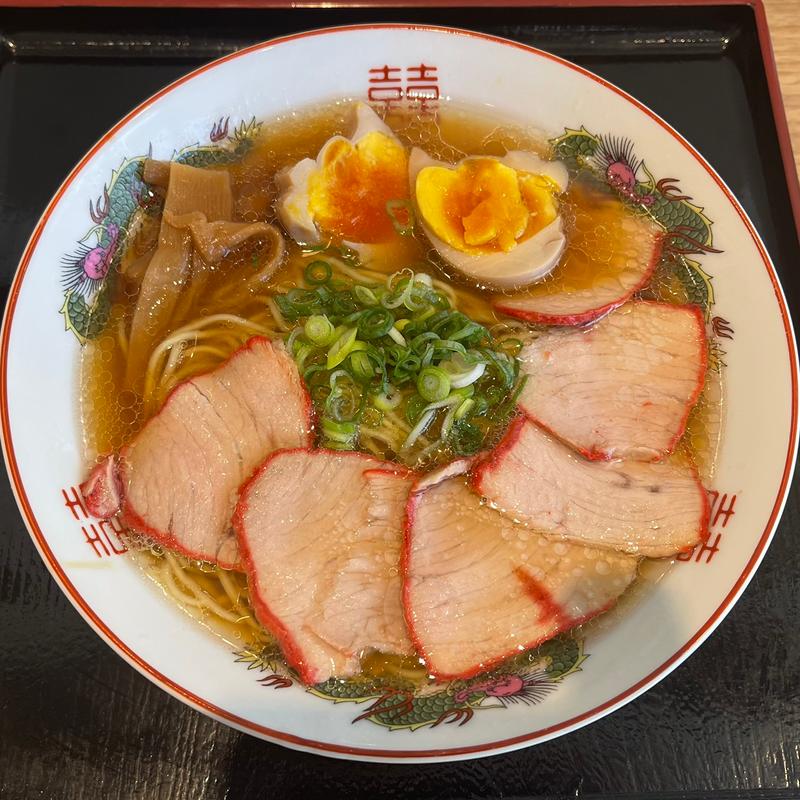 煮卵元町ラーメン(元町ラーメン天華)