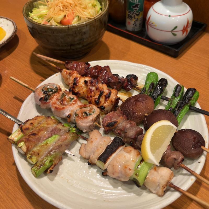 焼鳥盛合わせ(鳥兆 春日店)