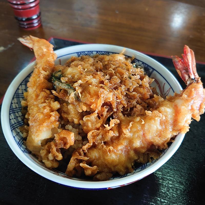上天丼＋大盛り(ほたて )
