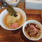 昆布水つけ麺 ちょい肉増し 醤油(大)(YOKOKURA STORE HOUSE)