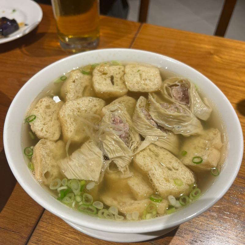 厚揚げと春雨のスープ(鼎泰豐)