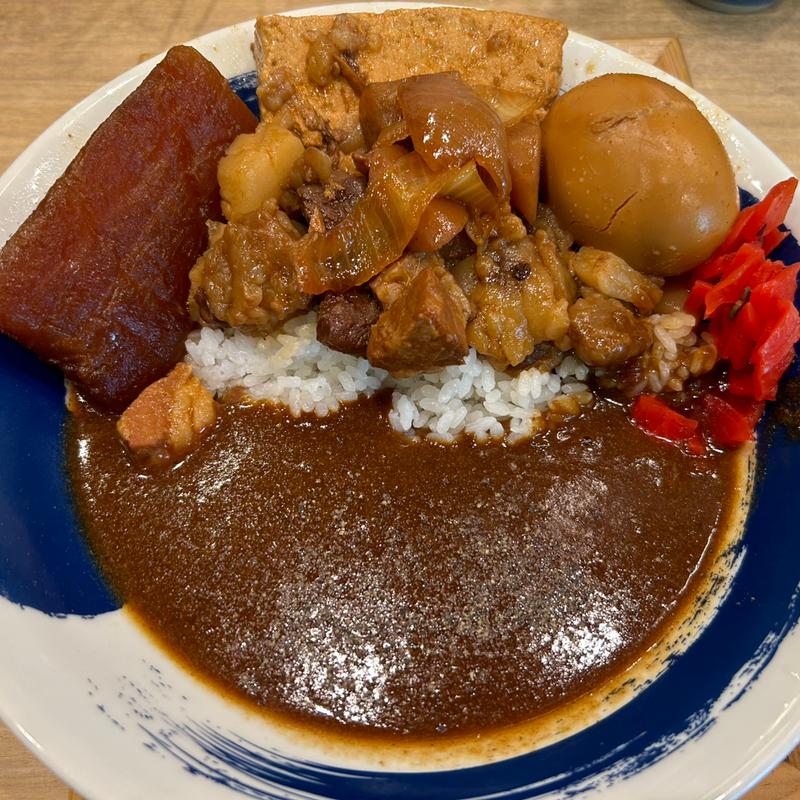 特肉カレー(肉めし岡もと 新橋店)