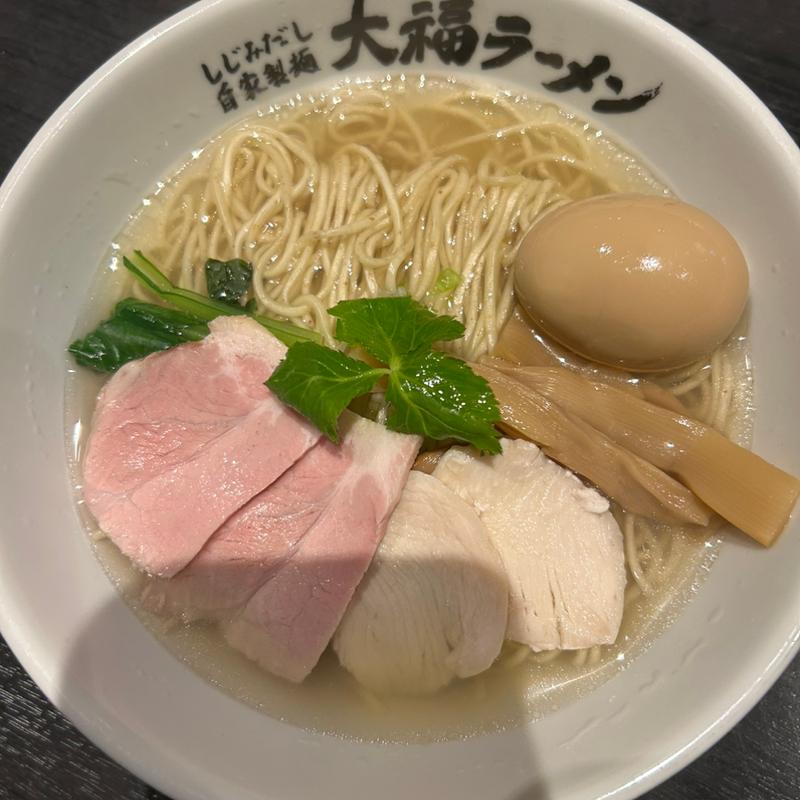 しじみラーメン（味玉入り）(大福ラーメン)