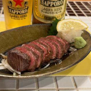 牛ザブトンのたたき(居酒屋 都 【喫煙可】【昼飲み】)