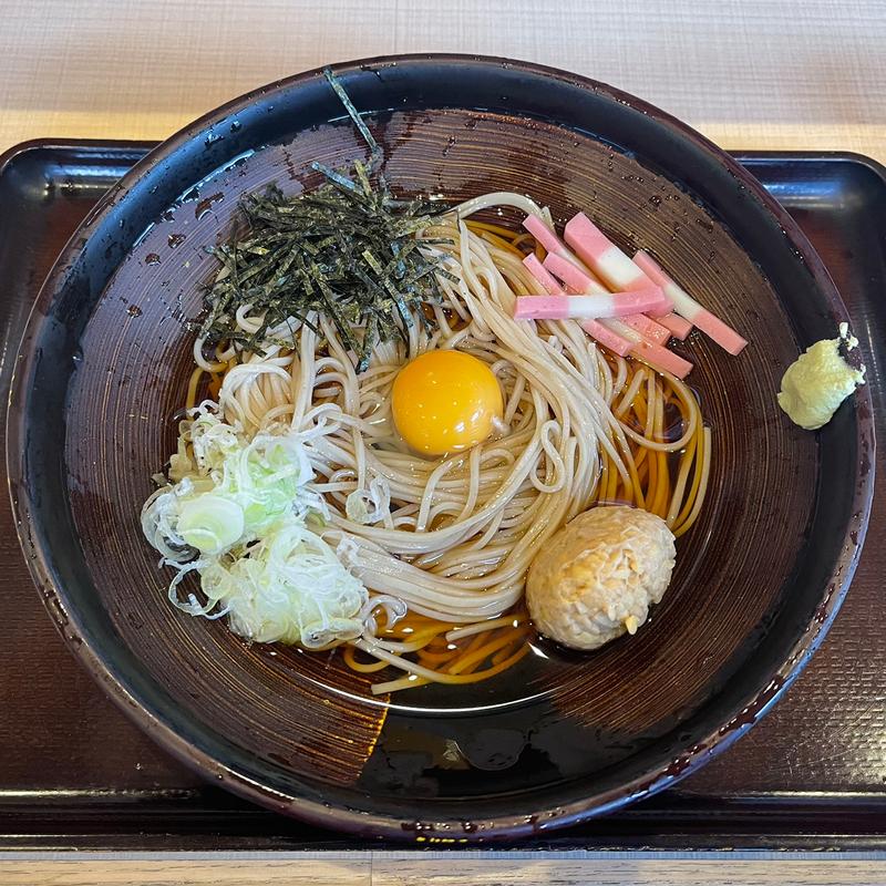 納豆そば（冷）(生そば玉川 錦糸町駅前店)