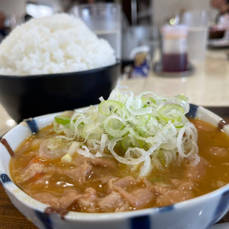 とろもつ煮定食中盛　ご飯大盛り(とろもつ 大正屋)