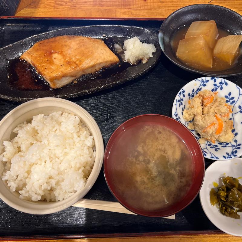 まん鯛の照り焼き定食(ラタン)